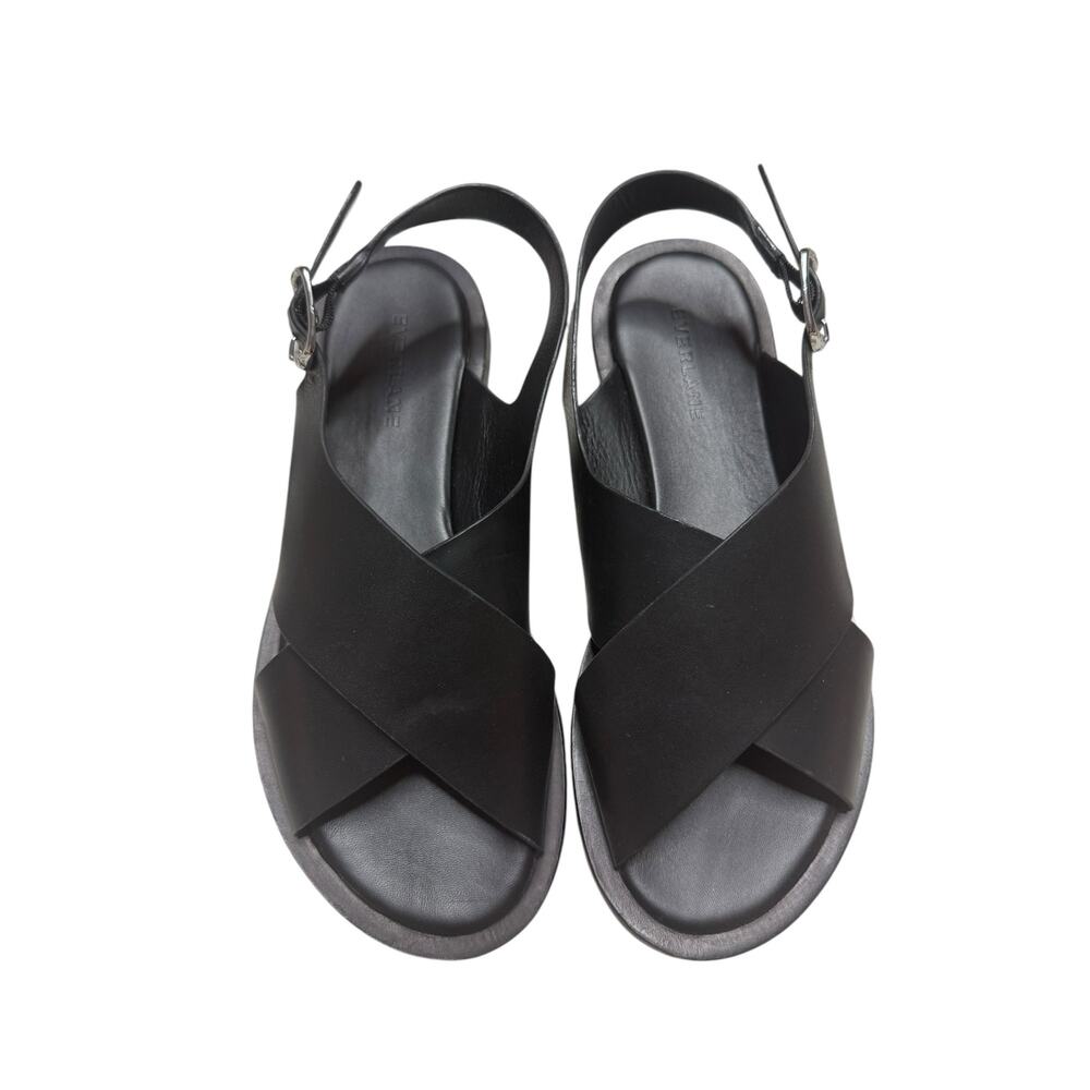 Everlane Black Sandals Minimalist Design